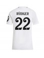 Real Madrid Antonio Rudiger #22 Zenski Domaci Dres 2024-25 Kratak Rukavima